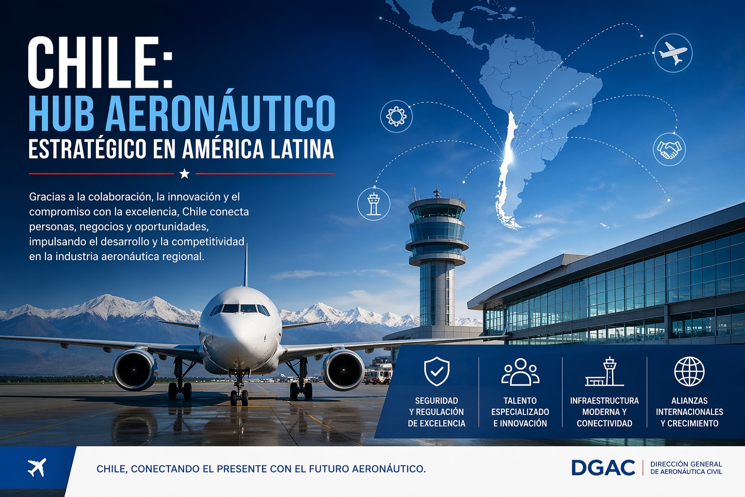 DGAC y el Impulso de Chile como Hub Aeronáutico